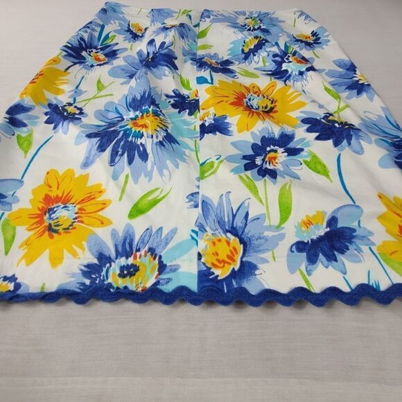 Patrick Christopher Vintage White  Floral Skirt - Picture 9 of 10